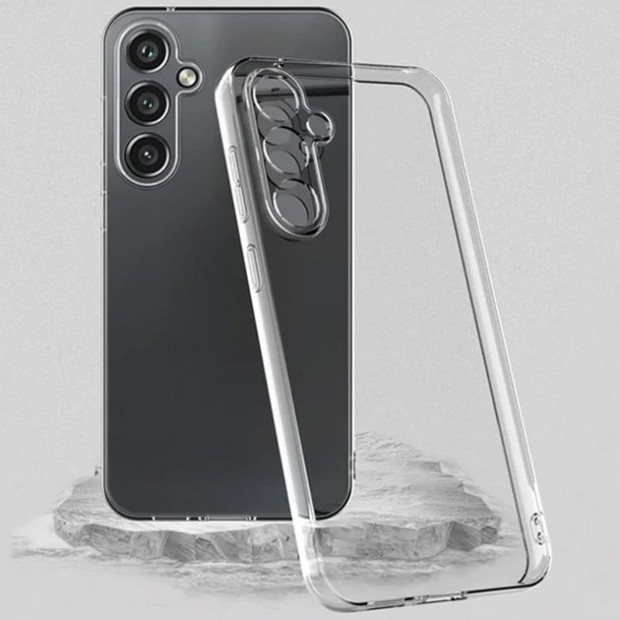 Силікон WS Samsung Galaxy S24+  /  S25+ (ShutCam) (Прозорий)